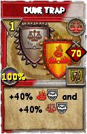 Wizard101 Balance spell card: Dune Trap, Spell ID 3412