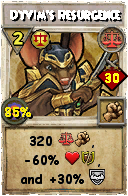 Wizard101 Balance spell card: Dyvim's Resurgence, Spell ID 3276