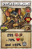 Wizard101 Balance spell card: Dyvim's Resurgence, Spell ID 3275