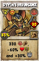Wizard101 Balance spell card: Dyvim's Resurgence, Spell ID 3263