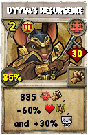 Wizard101 Balance spell card: Dyvim's Resurgence, Spell ID 3217