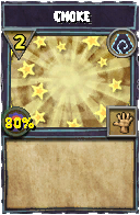 Wizard101 Shadow spell card: Choke, Spell ID 3703