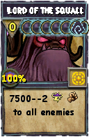 Wizard101 Shadow spell card: Lord of the Squall, Spell ID 3591