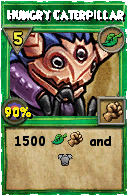 Wizard101 Life spell card: Hungry Caterpillar, Spell ID 3047