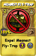 Wizard101 Myth spell card: Meanest Fly-Trap, Spell ID 3561
