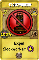 Wizard101 Myth spell card: Clockworker, Spell ID 3582