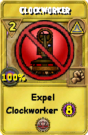 Wizard101 Myth spell card: Clockworker, Spell ID 3567