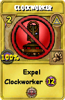 Wizard101 Myth spell card: Clockworker, Spell ID 3603