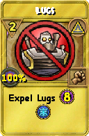 Wizard101 Myth spell card: Lugs, Spell ID 3555