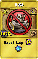 Wizard101 Myth spell card: Lugs, Spell ID 3584