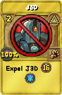 Wizard101 Myth spell card: J3D, Spell ID 3223