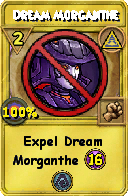Wizard101 Myth spell card: Dream Morganthe, Spell ID 3203