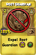 Wizard101 Myth spell card: Root Guardian, Spell ID 3208