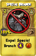 Wizard101 Myth spell card: Special Branch, Spell ID 3213