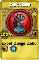 Wizard101 Myth spell card: Zanga Zebu, Spell ID 3551