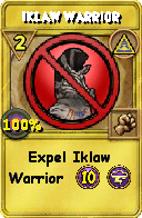 Wizard101 Myth spell card: Iklaw Warrior, Spell ID 3550