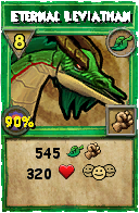 Wizard101 Life spell card: Eternal Leviathan, Spell ID 3440