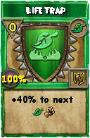 Wizard101 Life spell card: Life Trap, Spell ID 3413
