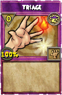 Wizard101 Storm spell card: Triage, Spell ID 3368