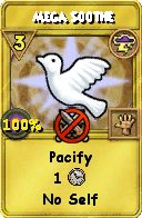 Wizard101 Storm spell card: Mega Soothe, Spell ID 3639