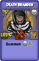 Wizard101 Death spell card: Death Brandon, Spell ID 3441