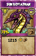 Wizard101 Storm spell card: Sun Leviathan, Spell ID 3643