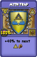 Wizard101 Myth spell card: Myth Trap, Spell ID 3410