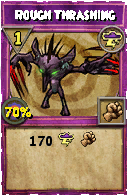 Wizard101 Storm spell card: Rough Thrashing, Spell ID 3002