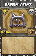 Wizard101 Death spell card: Natural Attack, Spell ID 3151