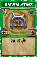 Wizard101 Life spell card: Natural Attack, Spell ID 3312