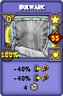 Wizard101 Star spell card: Bulwark, Spell ID 3650