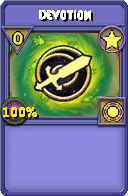 Wizard101 Star spell card: Devotion, Spell ID 3674
