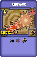 Wizard101 Balance spell card: Crusade, Spell ID 3352
