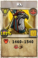 Wizard101 Balance spell card: Ra, Spell ID 3328