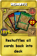 Wizard101 Balance spell card: Reshuffle, Spell ID 3457