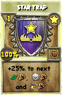 Wizard101 Star spell card: Star Trap, Spell ID 3403