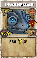 Wizard101 Balance spell card: Chameleon Clash, Spell ID 4036