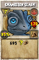 Wizard101 Balance spell card: Chameleon Clash, Spell ID 4037