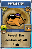 Wizard101 Fishing spell card: Reveal Fish, Spell ID 4066