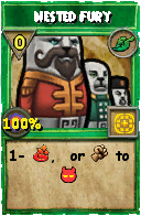 Wizard101 Life spell card: Nested Fury, Spell ID 4067