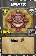 Wizard101 Death spell card: Equalize, Spell ID 4085