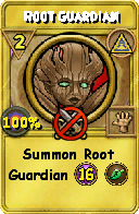 Wizard101 Myth spell card: Root Guardian, Spell ID 4121