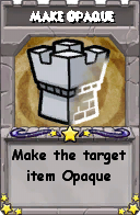 Wizard101 School 16 spell card: Make Opaque, Spell ID 4215