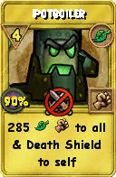 Wizard101 Life spell card: Potboiler, Spell ID 4223