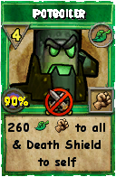 Wizard101 Life spell card: Potboiler, Spell ID 4224