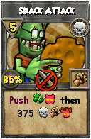 Wizard101 Death spell card: Snack Attack, Spell ID 4259