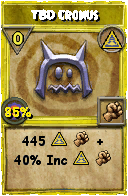 Wizard101 Myth spell card: TBD Cronus, Spell ID 4263