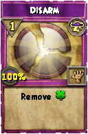Wizard101 Storm spell card: Disarm, Spell ID 4362