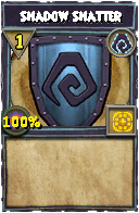 Wizard101 Shadow spell card: Shadow Shatter, Spell ID 4392