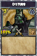 Wizard101 Shadow spell card: Disturb, Spell ID 4404